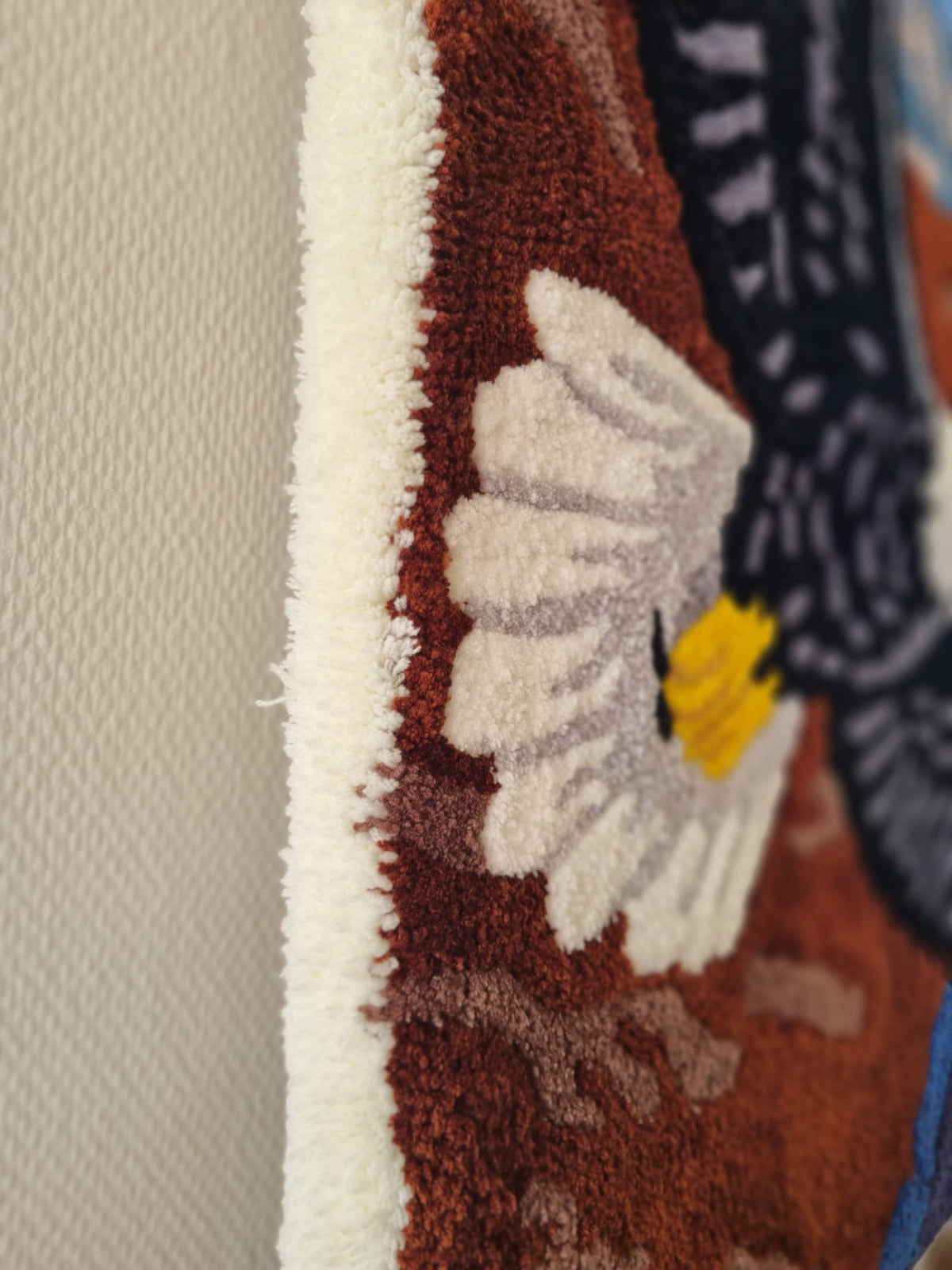 Canvas Wall Hanging – Eagle in Flight (80x100 cm)