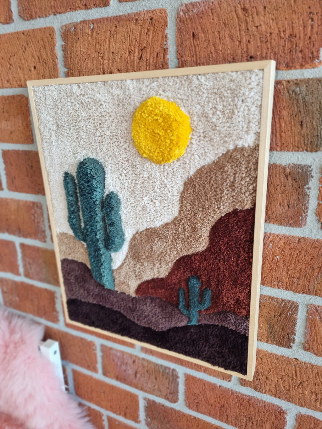 Desert Sun - Getuft wandkleed 40x50 cm
