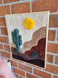 Desert Sun - Getuft wandkleed 40x50 cm