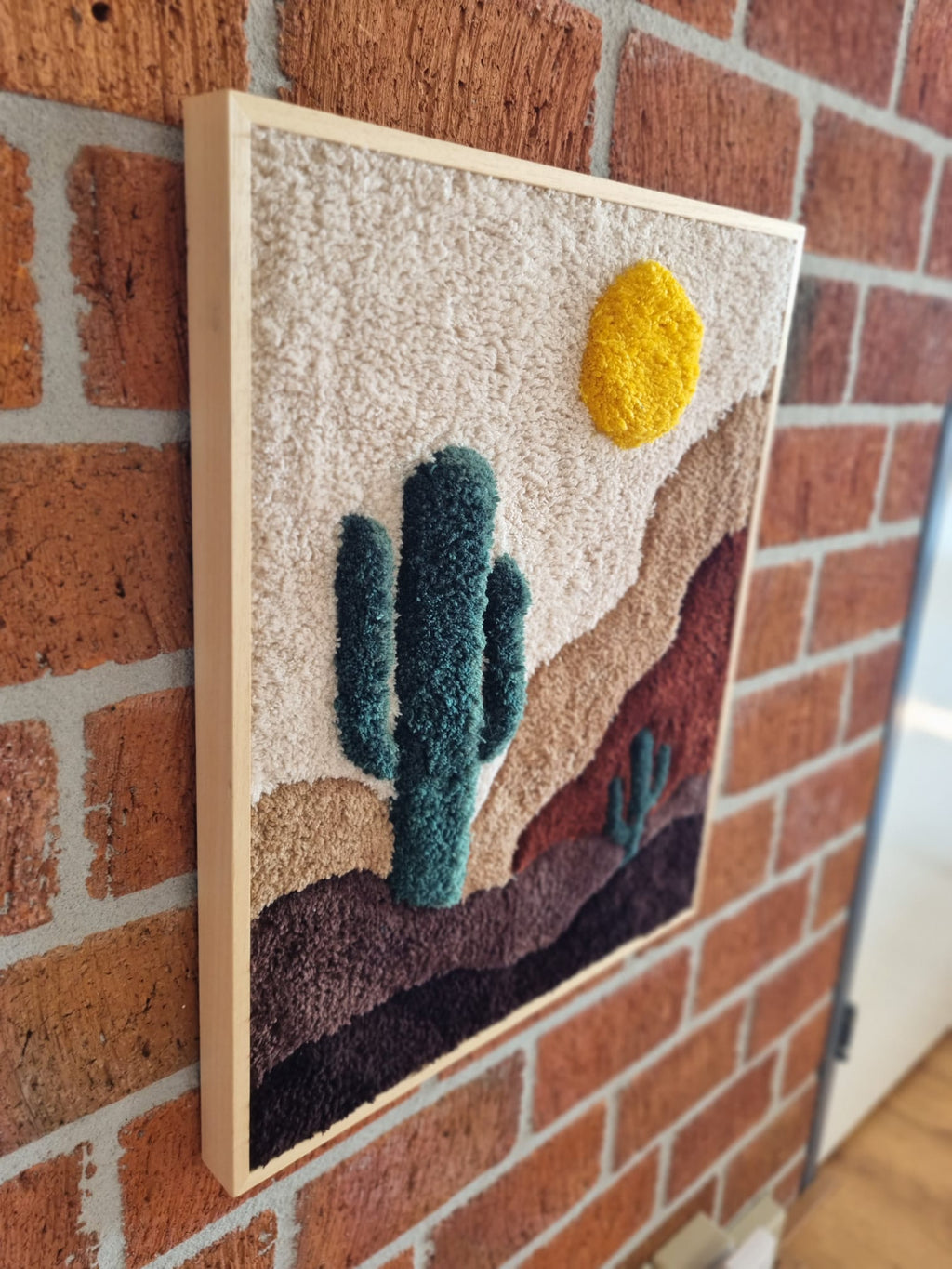 Desert Sun - Getuft wandkleed 40x50 cm