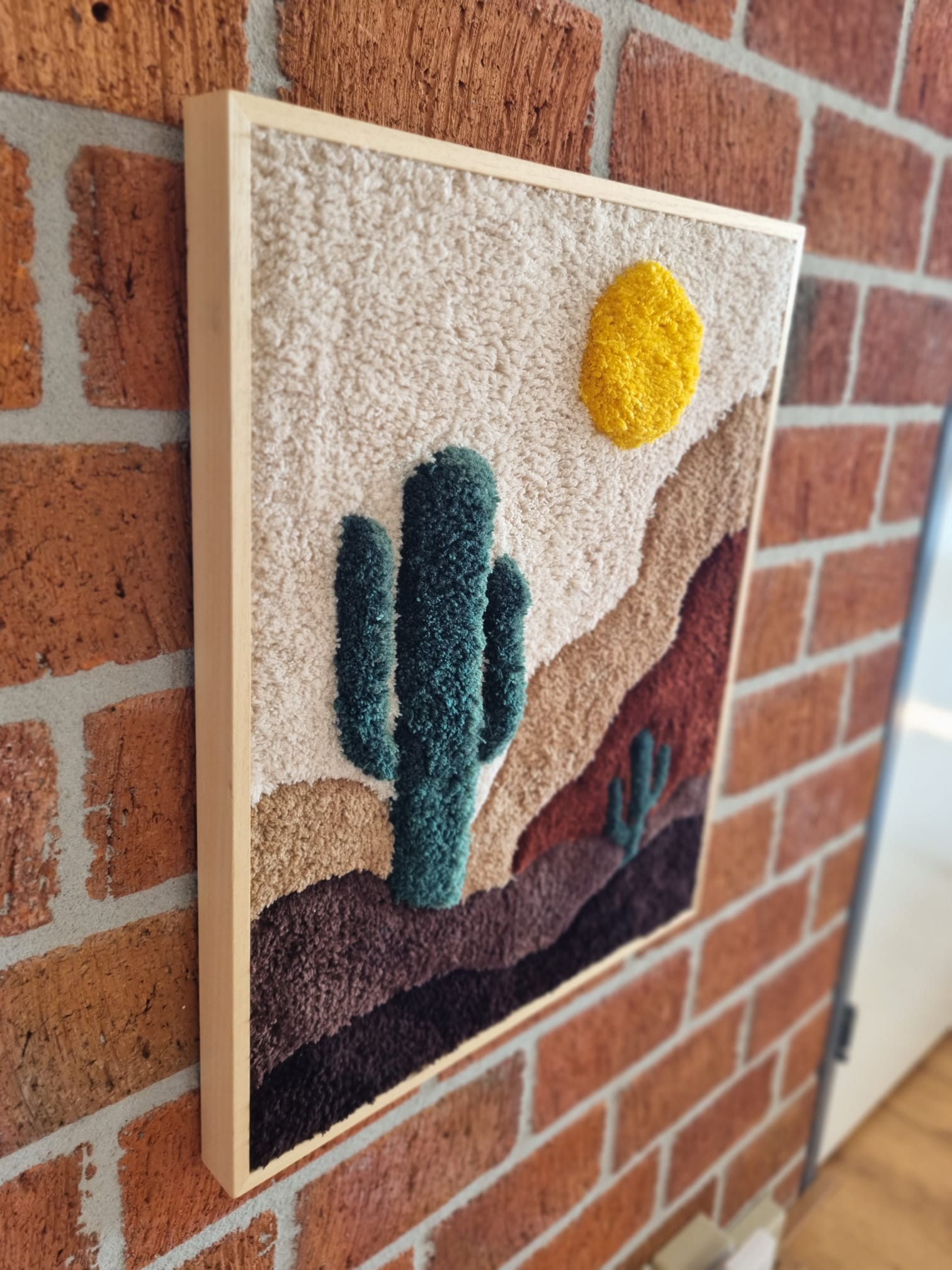Desert Sun - Getuft wandkleed 40x50 cm