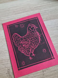 Custom made linoprint