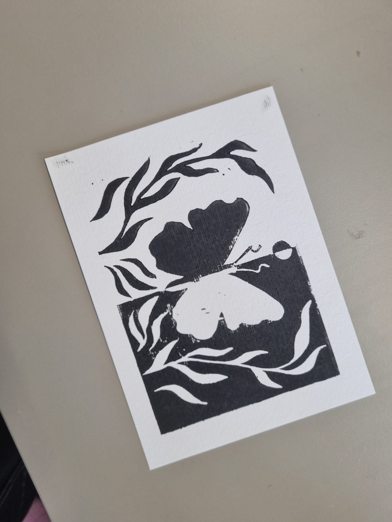 Custom made linoprint